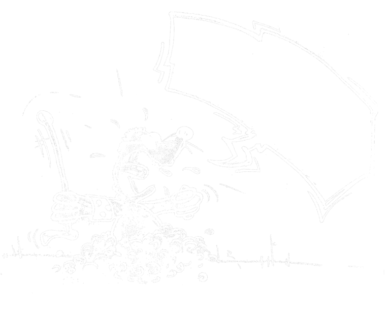 Maulwurf mit Sprechblase