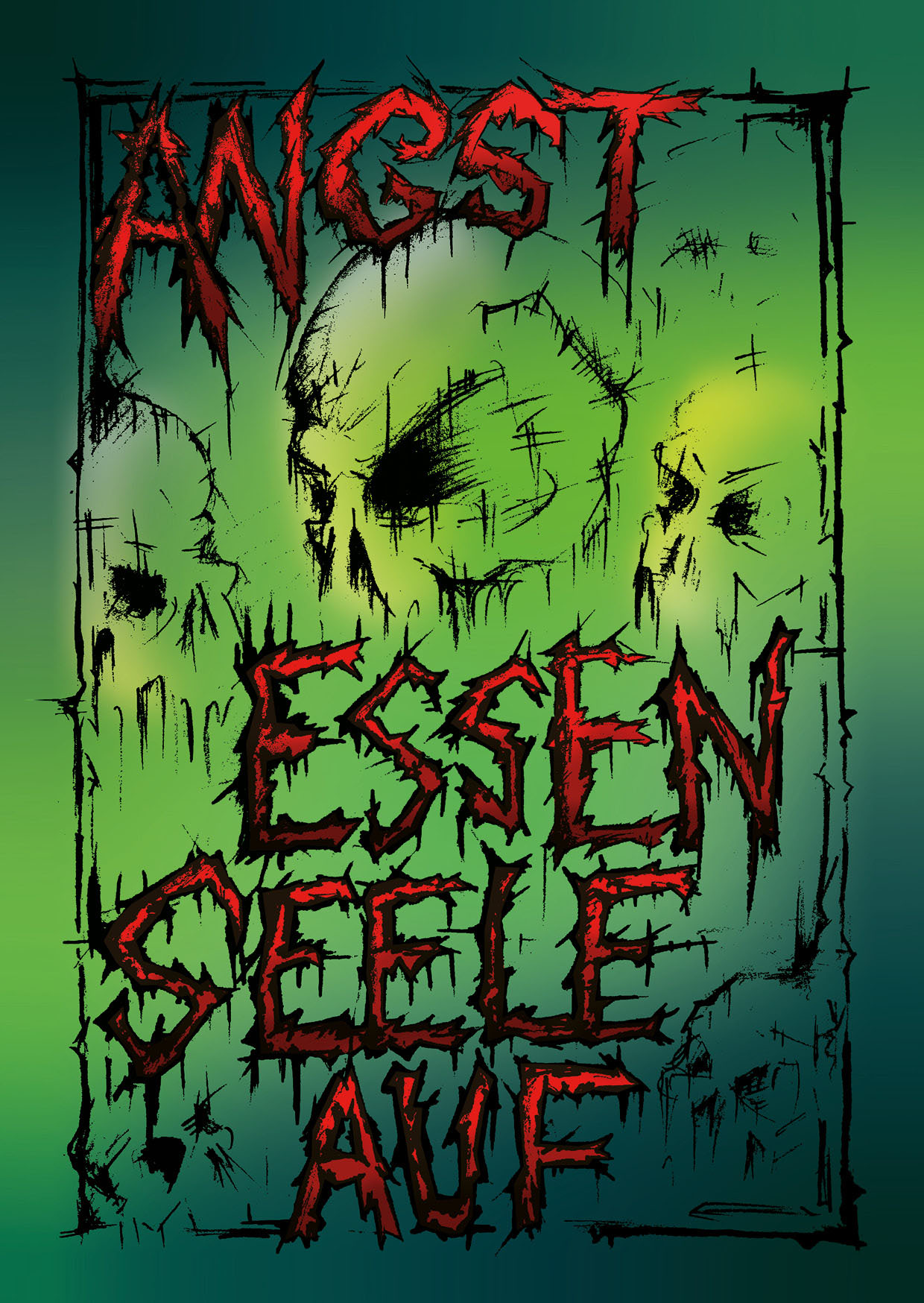 postkartenmotiv - angest essen seele auf