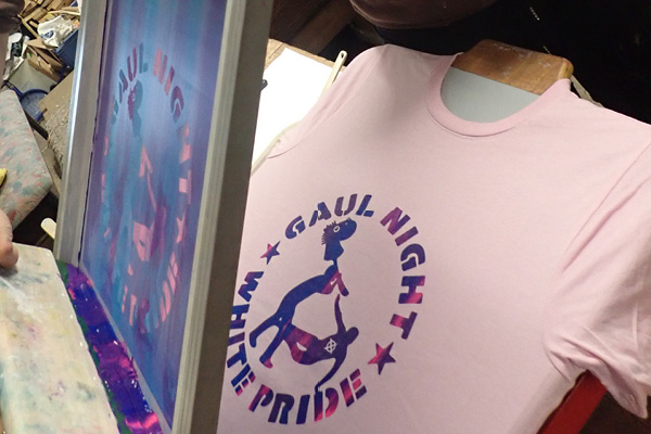 Siebdruck-T-shirt-Druck