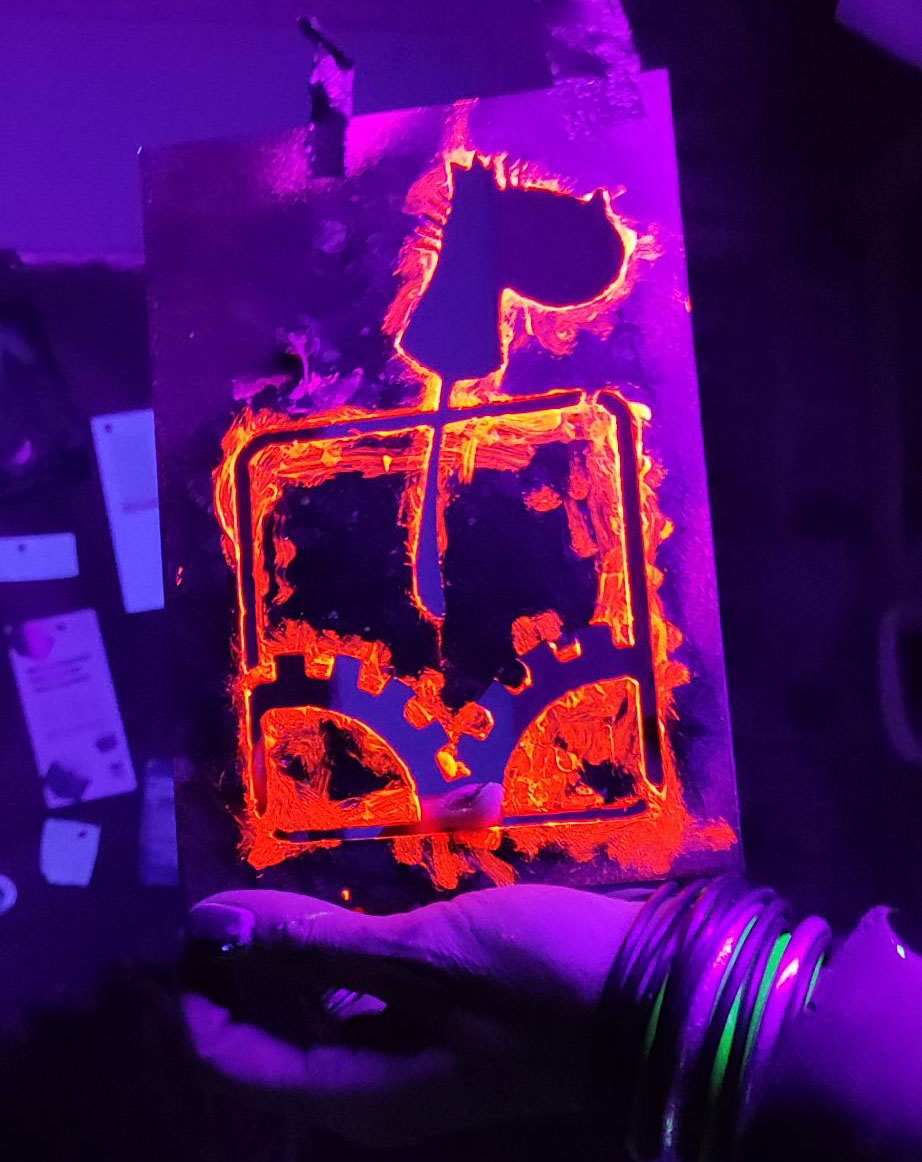 stencil_steckengaulzahnrad_neon stencil von steckengaulzahnrad-motiv