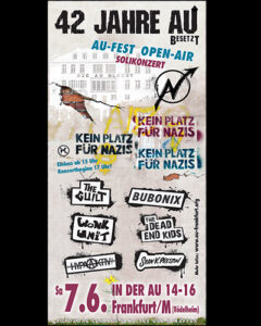 Flyer Au-Fest am 07. Juni 2025